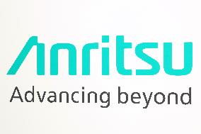 Anritsu signboard and logo